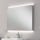 Espejo de baño con luz LED de diseño moderno con bordes esmerilados Veva Viadurini