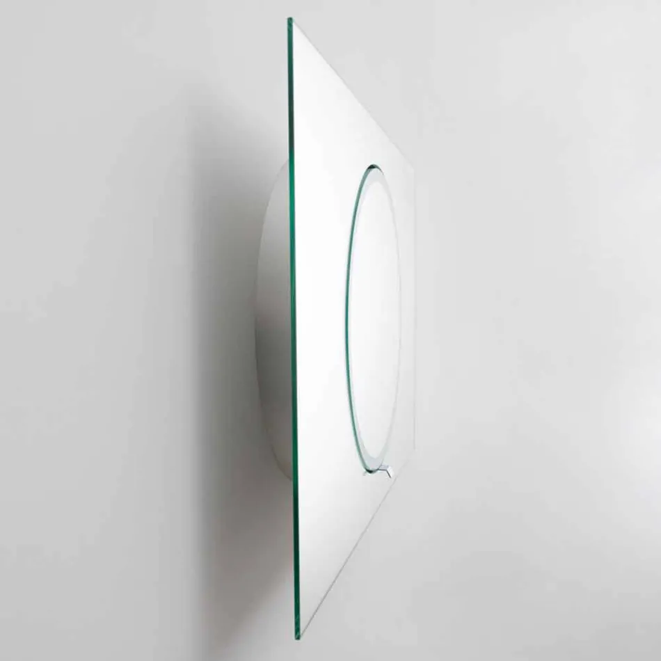 Espejo de pared para baño con iluminación LED - Dotta Viadurini