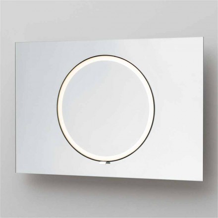 Espejo de pared para baño con iluminación LED - Dotta Viadurini