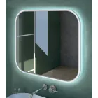 Espejo con borde de madera y retroiluminación Made in Italy - Vincent Viadurini