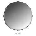 Espejo con grabado de diamante y borde biselado - Excelsior Viadurini