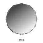 Espejo con grabado de diamante y borde biselado - Excelsior Viadurini