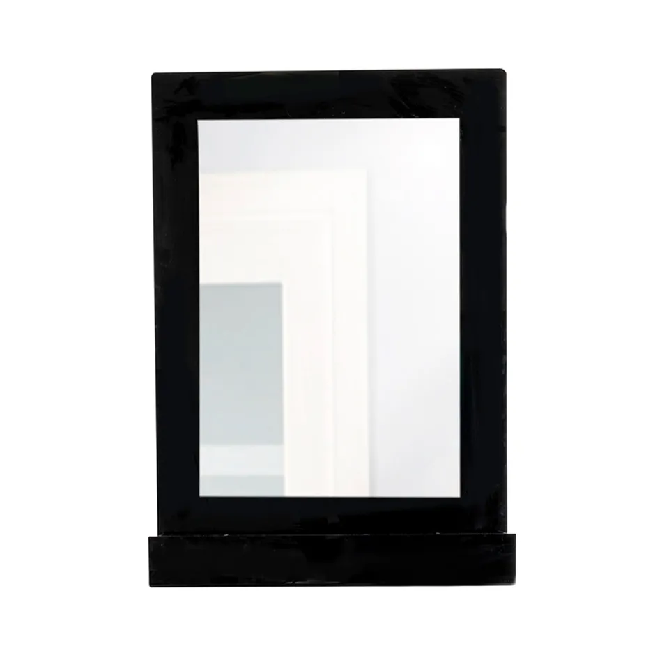 Armario con espejo de pared de plexiglás tricolor, fabricado en Italia - Kiran Viadurini