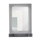 Armario con espejo de pared de plexiglás tricolor, fabricado en Italia - Kiran Viadurini
