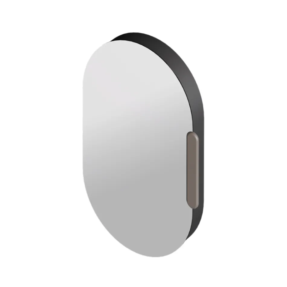 Espejo de cerámica en varios colores, fabricado en Italia - Niña Viadurini