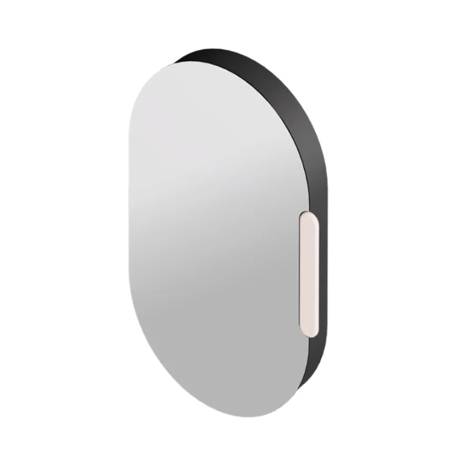 Espejo de cerámica en varios colores, fabricado en Italia - Niña Viadurini