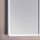 baño-espejo de pared con LED y 3 puertas, diseño moderno, Valter Viadurini