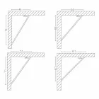 Espejo de pared con puerta que se abre y percheros Made in Italy - Boro Viadurini