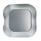 Espejo de pared con marco de cristal fusionado, fabricado en Italia - Adorado Viadurini