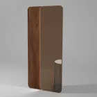 Espejo de pared con inserto de madera o cerámica Made in Italy - Montecarlo Viadurini