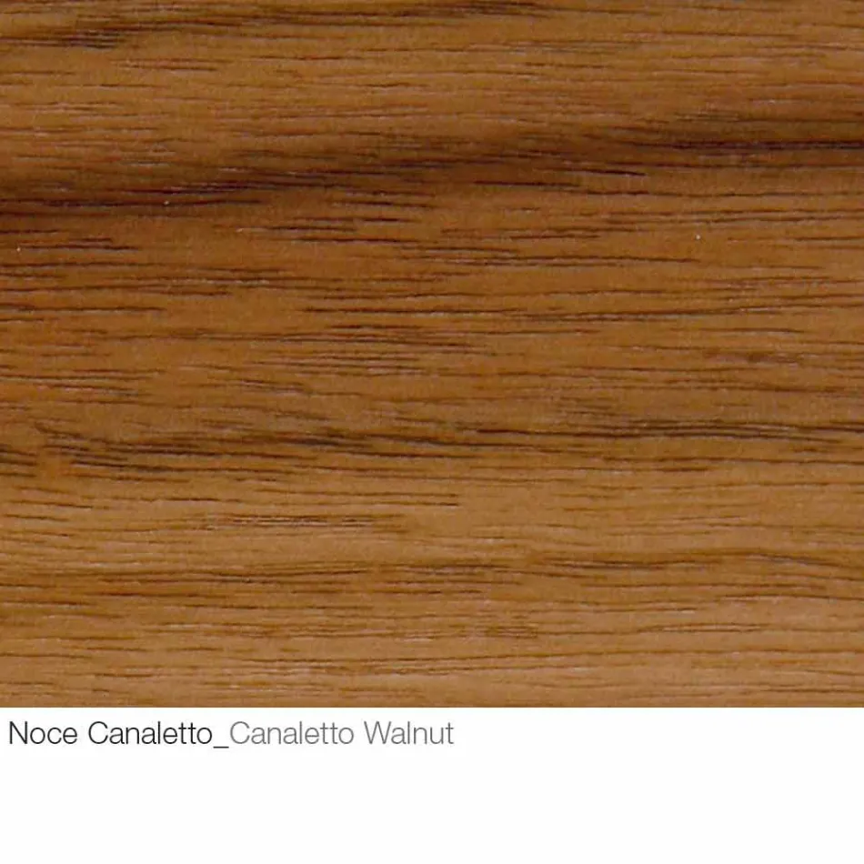 Espejo de pared con inserto de madera o cerámica Made in Italy - Montecarlo Viadurini