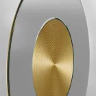 espejo de pared de diseño con soporte de MDF Malva Viadurini