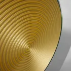 espejo de pared de diseño con soporte de MDF Malva Viadurini