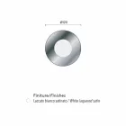 espejo de pared de diseño con soporte de MDF Malva Viadurini