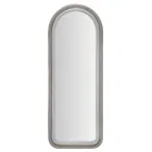 Espejo de pared de MDF revestido de terciopelo con tapa arqueada - Jessica Viadurini