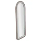 Espejo de pared de MDF revestido de terciopelo con tapa arqueada - Jessica Viadurini