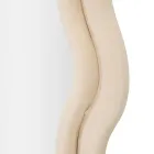 Espejo de pared en MDF revestido en terciopelo con líneas onduladas - Sheldon Viadurini