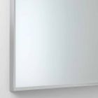 Espejo de pared cuadrado con marco de vidrio esmerilado Made in Italy - Mirro Viadurini