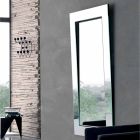 Espejo de pared rectangular con marco inclinado Hecho en Italia - Salamina Viadurini