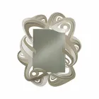 Espejo de pared rectangular moderno de hierro hecho en Italia - Penny Viadurini