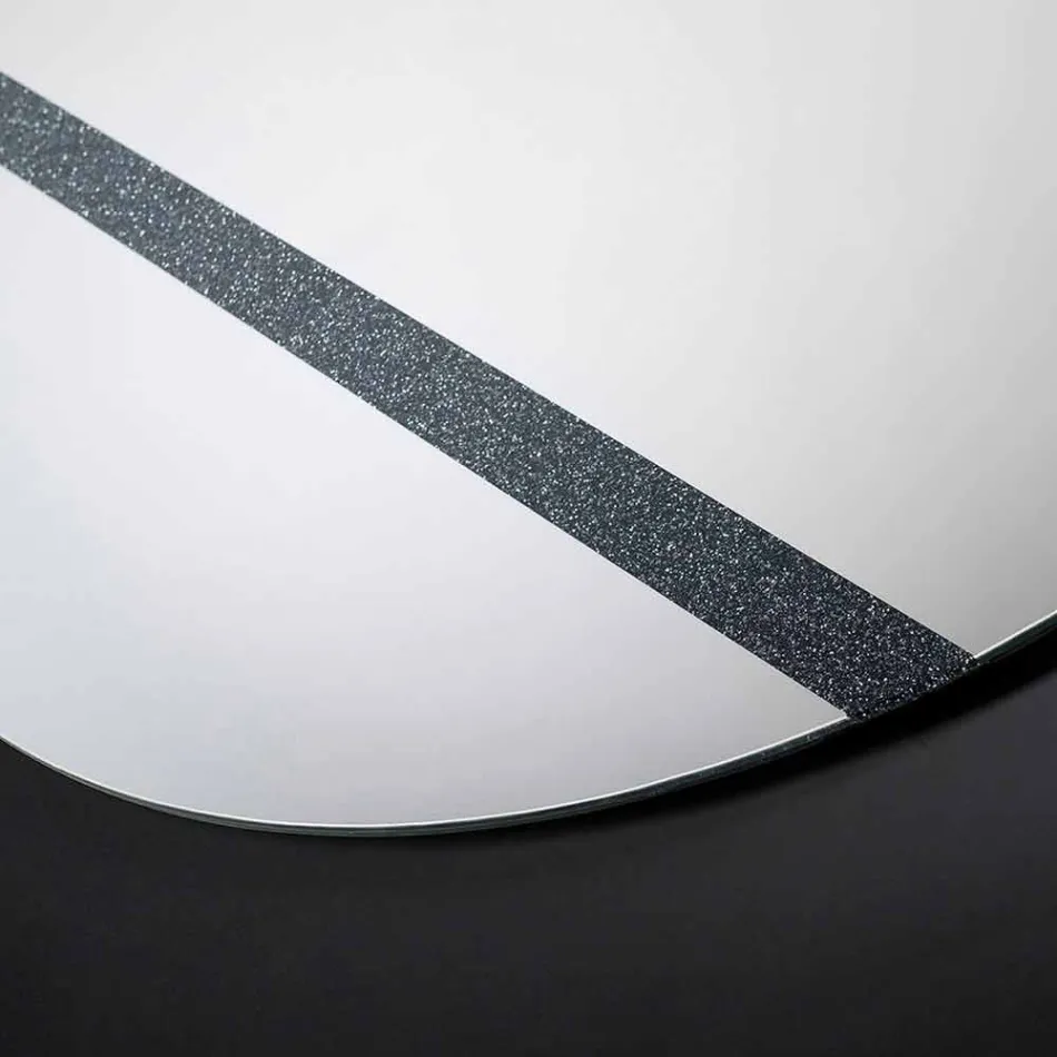 espejo de pared redonda diseño moderno 100% Made in Italy Athos Viadurini