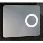 Espejo de aumento de diseño moderno, iluminación LED, Maren Viadurini