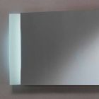 Espejo con luz LED en el diseño con vidrio esmerilado bordes Sam Viadurini