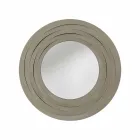 Espejo de pared circular moderno en hierro coloreado Hecho en Italia - Orégano Viadurini