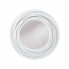 Espejo de pared circular moderno en hierro coloreado Hecho en Italia - Orégano Viadurini