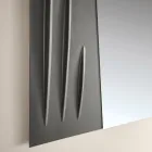 Espejo cuadrado con inserto pintado en dos colores, fabricado en Italia - Elion Viadurini