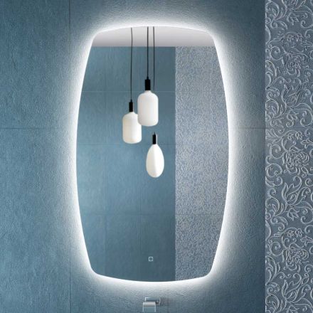 Espejo perimetral retroiluminado por LED Made in Italy - Sleep Viadurini