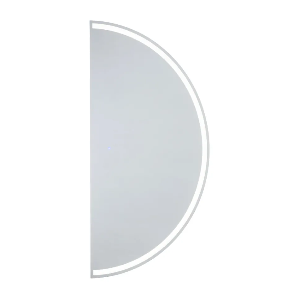 Espejo retroiluminado con franja LED continua - Excelsior Viadurini