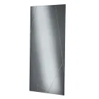 Espejo rectangular con grabados láser, fabricado en Italia - Alberta Viadurini