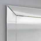Espejo con destino borde planta moderna, H120 x L120CM, Dédalo Viadurini