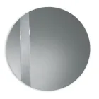 Espejo redondo con rejilla, fabricado en Italia - Brigitta Viadurini