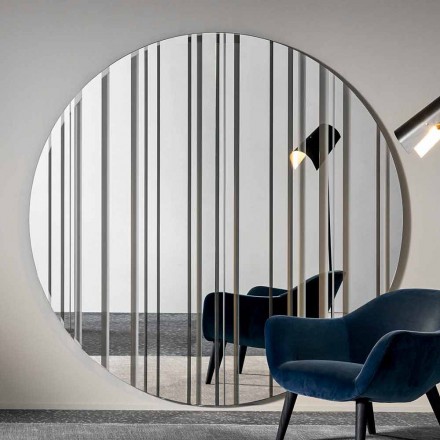 Espejo redondo de pared Ø200 Diseño Made in Italy - Cilantro Viadurini