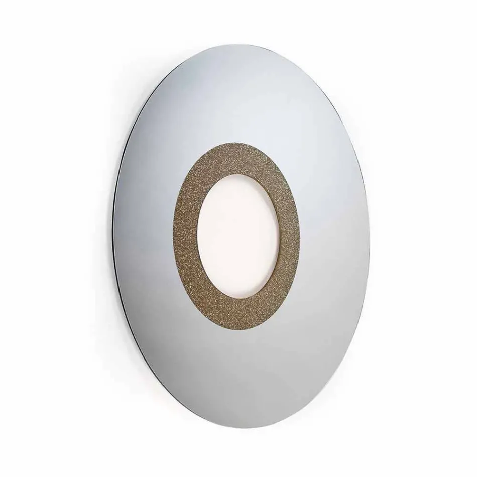 diseño moderno espejo redondo fabricado en Italia Aris Viadurini