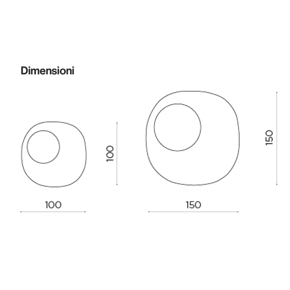 Espejo con forma y cristal ondulado insertado, fabricado en Italia - Adalberta Viadurini