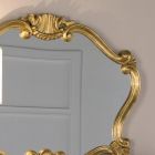 Espejo de Estilo Clásico con Marco en Pan de Oro Made in Italy - Precious Viadurini