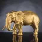 Figura de elefante de cerámica hecha a mano Made in Italy - Infante Viadurini