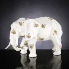 Figura de elefante de cerámica hecha a mano Made in Italy - Infante Viadurini