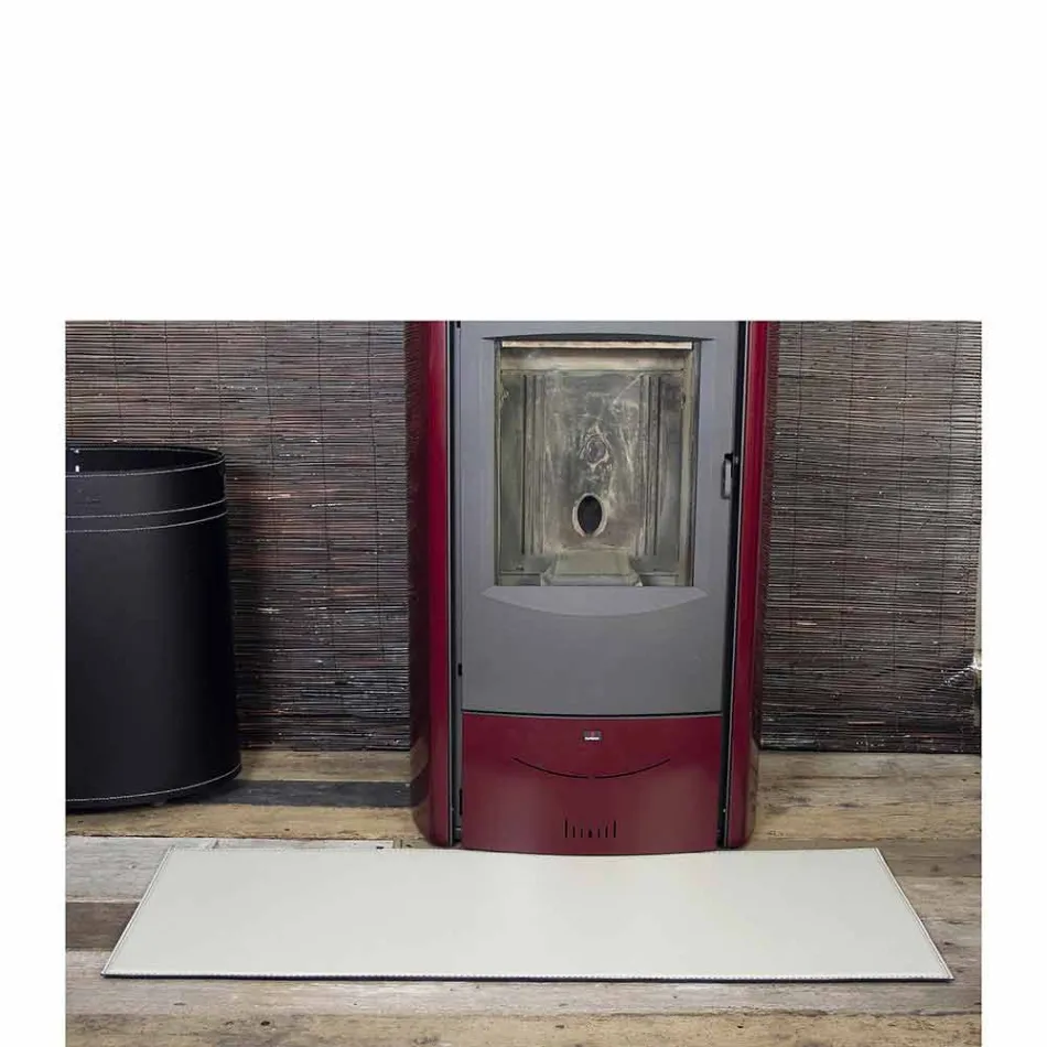 Rio - Chimenea de cuero / Estufa hecha en Italia Viadurini