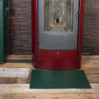 Alfombrilla de cuero para chimenea / estufa Virgilio Made in Italy Viadurini