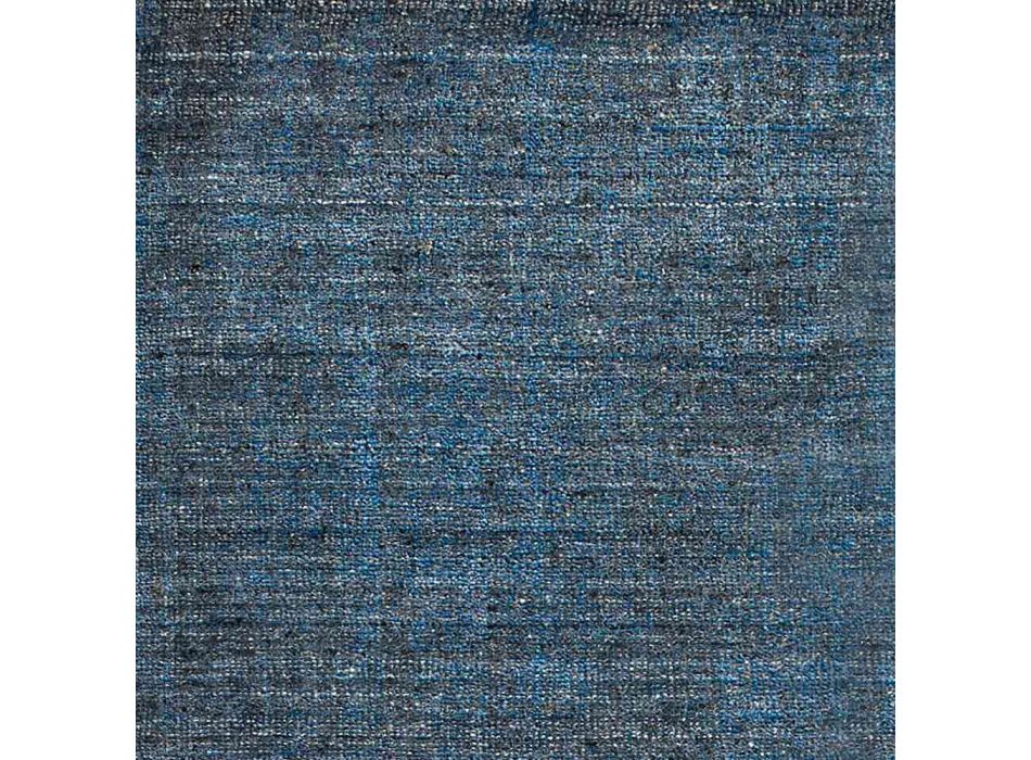 Alfombra de salón realizada en telar manual en viscosa, lana y algodón - Cristel Viadurini