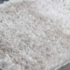 Alfombra grande de seda y algodón de diseño moderno, color, cabello largo - Etesia Viadurini