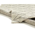 Alfombra moderna tejida a mano con diseño geométrico en lana para el salón - Geome Viadurini