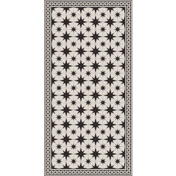 Alfombra de vinilo rectangular de diseño moderno con fantasía - Osturio