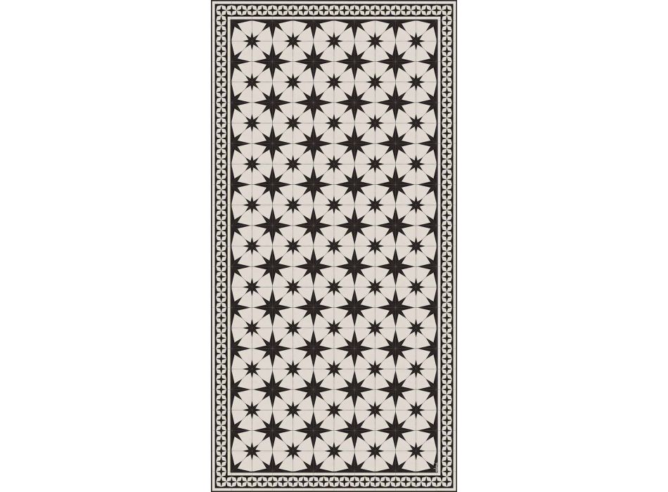 Alfombra de vinilo rectangular de diseño moderno con fantasía - Osturio Viadurini