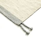 Alfombra rectangular para salón en lana y algodón de diseño versátil y moderno - Dimma Viadurini