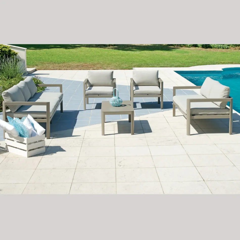 Mesa de Jardín 100x55 cm en Aluminio con Diferentes Acabados - Mickey Mouse Viadurini